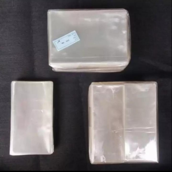 Plastik Bening/Plastik OPP (Isi 500pcs)